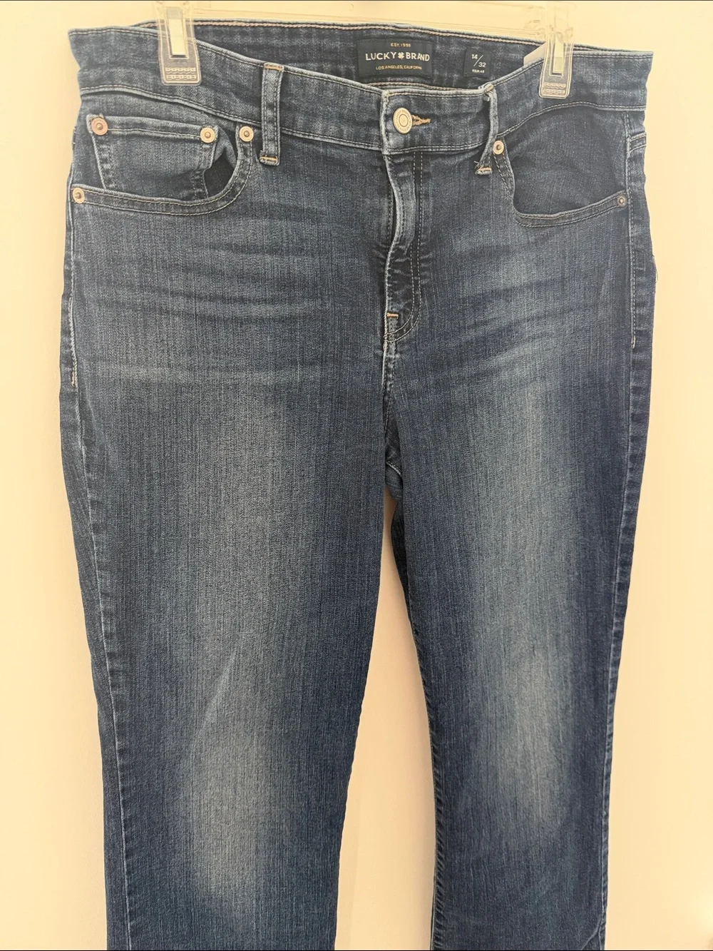 Lucky Brand Indigo Ankle Length Jeans Size 14/32